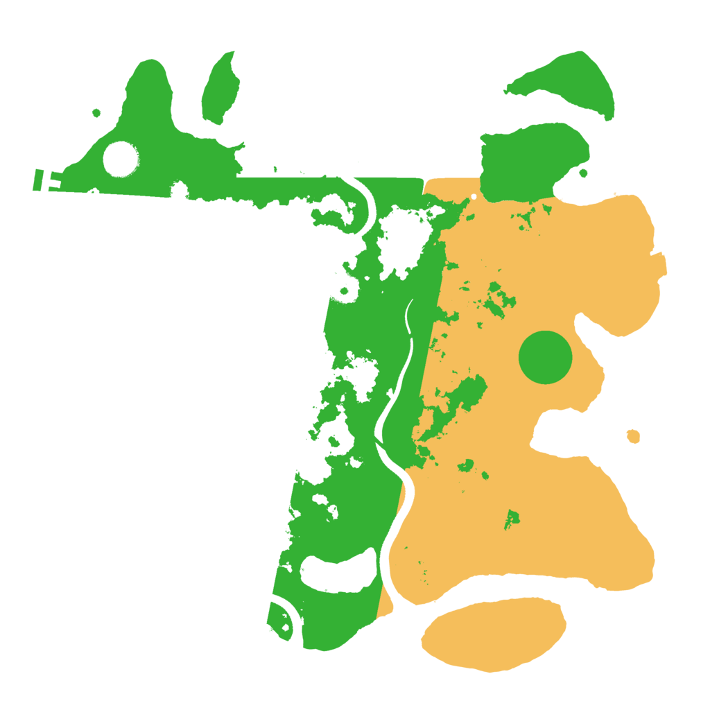 Biome Rust Map: Procedural Map, Size: 3500, Seed: 59295