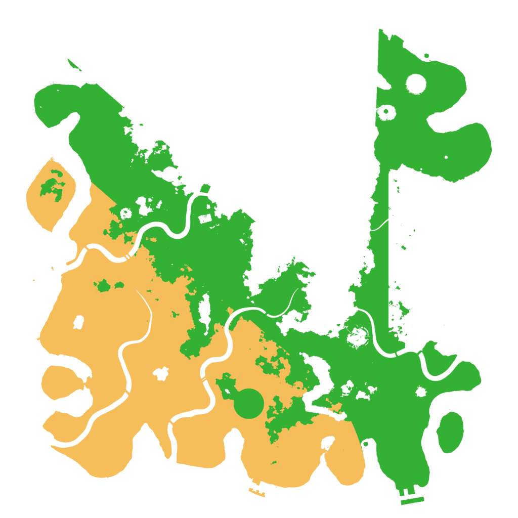 Biome Rust Map: Procedural Map, Size: 4500, Seed: 1040425269