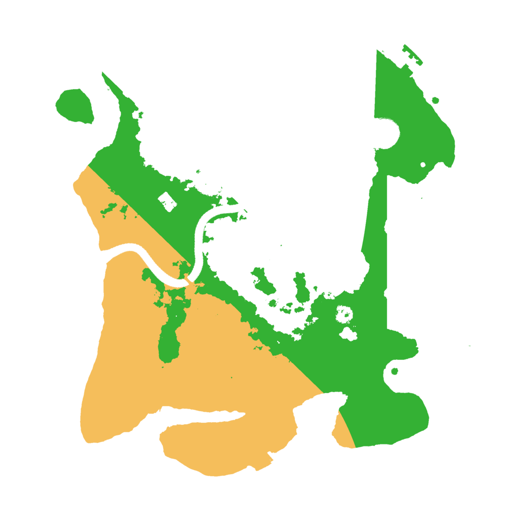 Biome Rust Map: Procedural Map, Size: 3000, Seed: 756146661