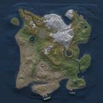 Thumbnail Rust Map: Procedural Map, Size: 3000, Seed: 756146661, 11 Monuments