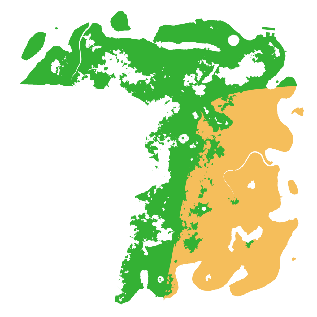 Biome Rust Map: Procedural Map, Size: 5000, Seed: 456434