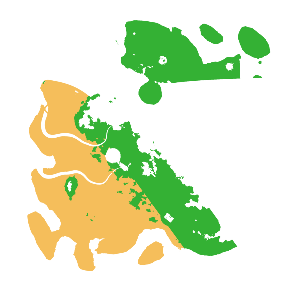 Biome Rust Map: Procedural Map, Size: 3500, Seed: 1263841382