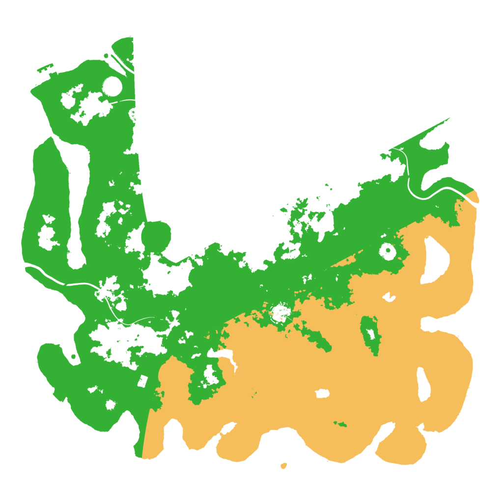 Biome Rust Map: Procedural Map, Size: 4500, Seed: 1428550302