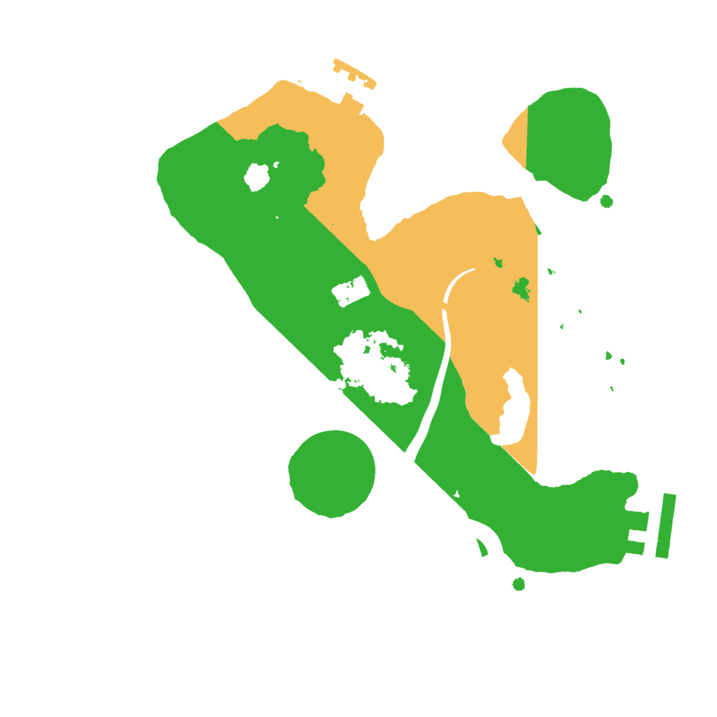 Biome Rust Map: Procedural Map, Size: 2250, Seed: 101