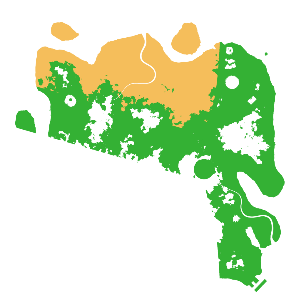 Biome Rust Map: Procedural Map, Size: 3961, Seed: 2147483647