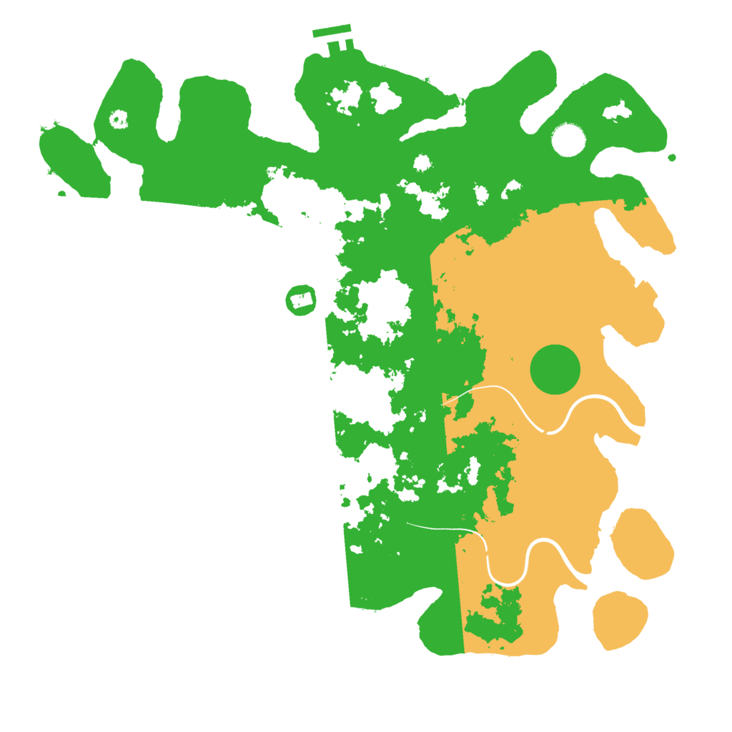Biome Rust Map: Procedural Map, Size: 3850, Seed: 126701243