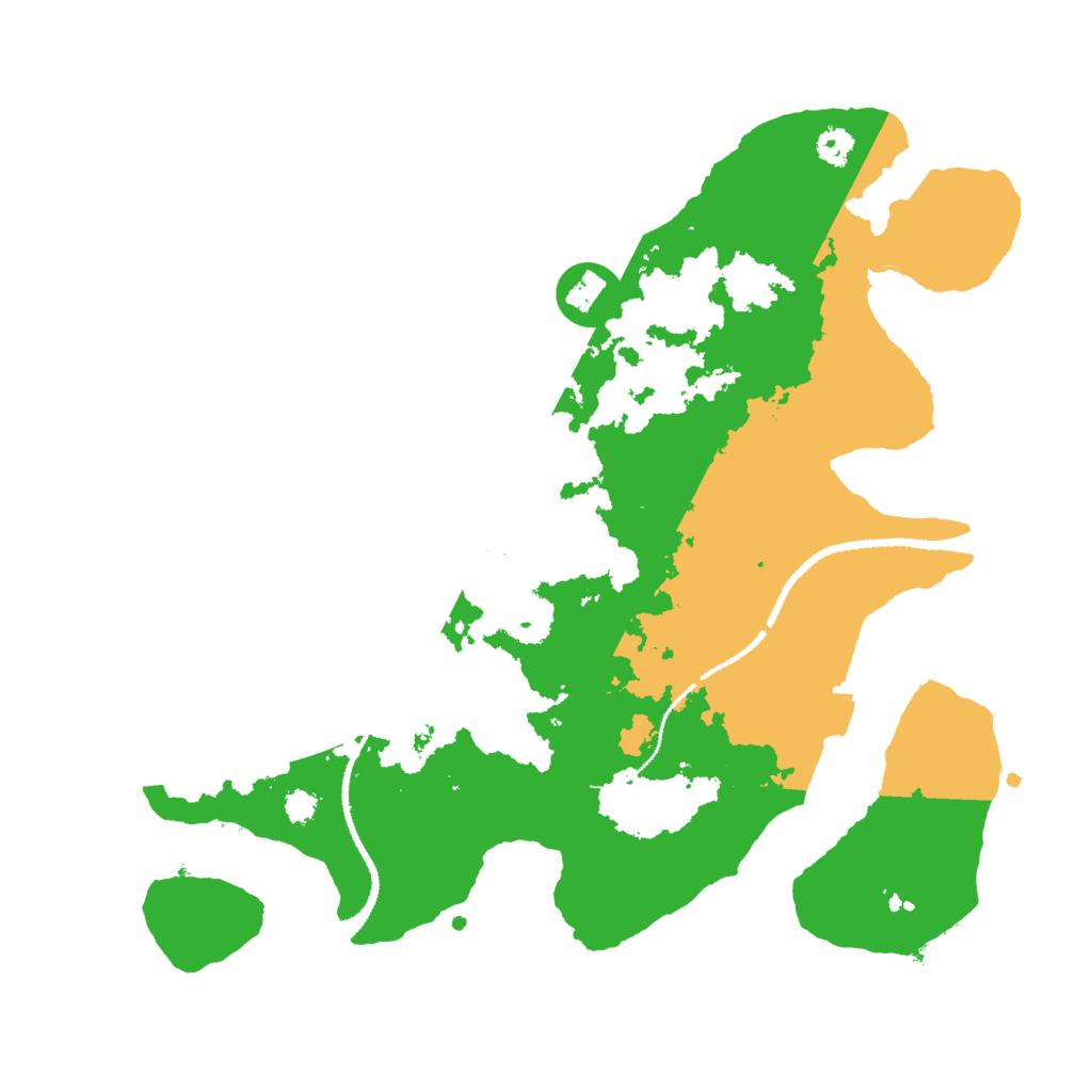 Biome Rust Map: Procedural Map, Size: 3000, Seed: 1269677932