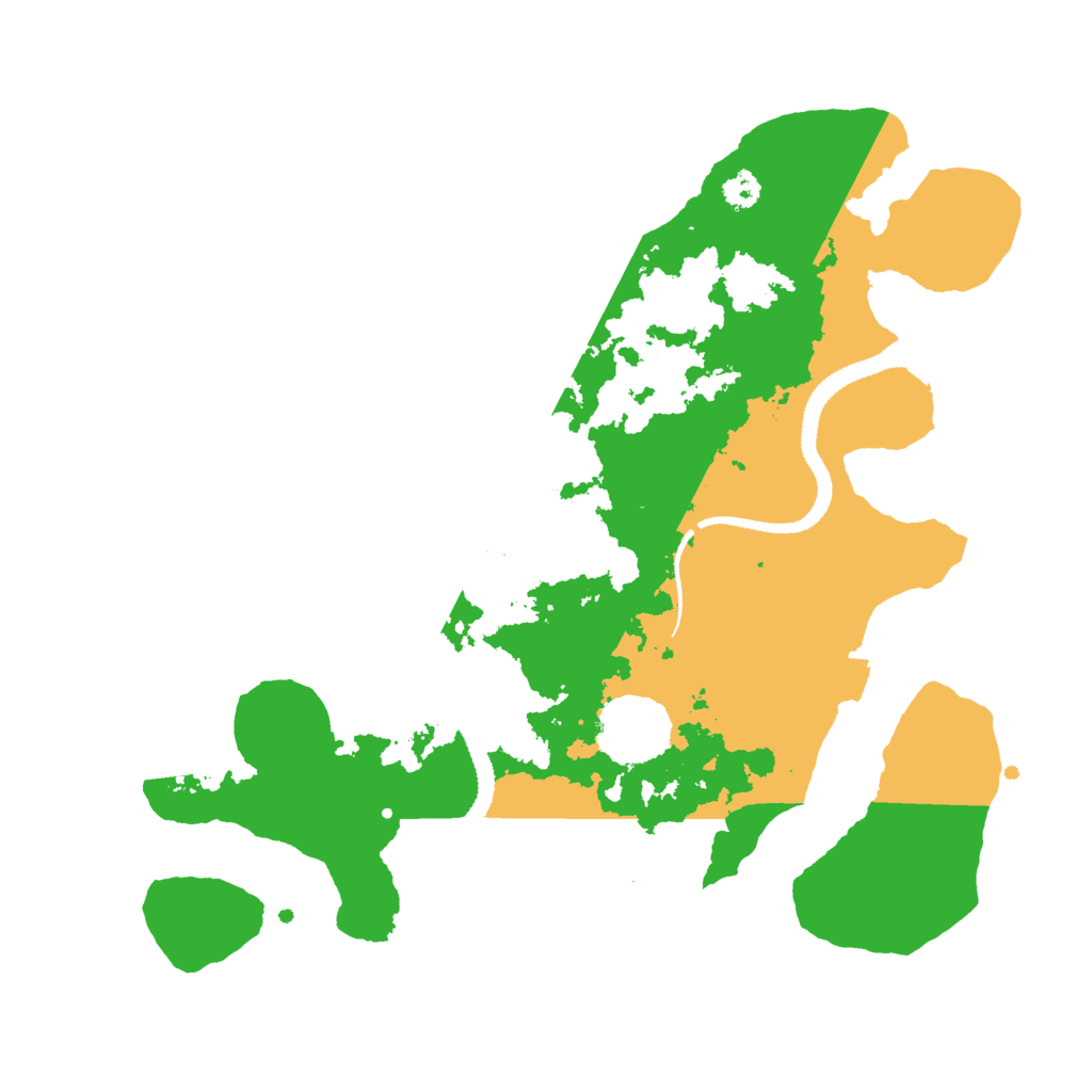 Biome Rust Map: Procedural Map, Size: 3000, Seed: 1269677932