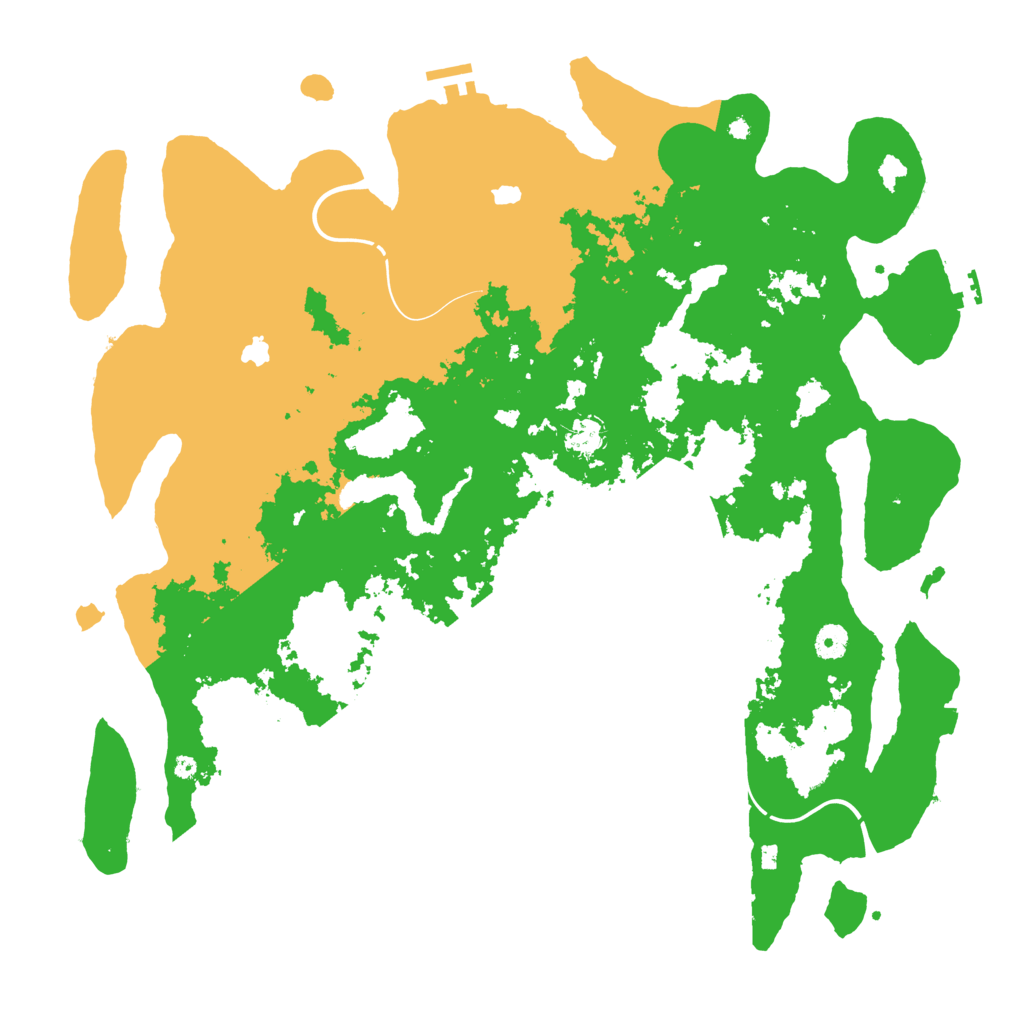 Biome Rust Map: Procedural Map, Size: 4500, Seed: 1355392971