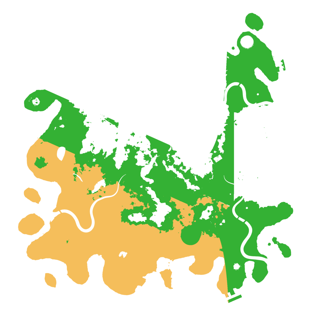 Biome Rust Map: Procedural Map, Size: 4250, Seed: 493377524