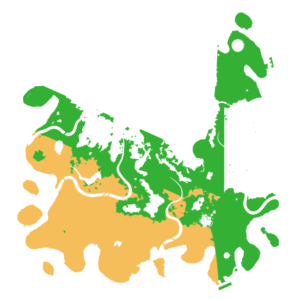 Biome Rust Map: Procedural Map, Size: 4250, Seed: 493377524