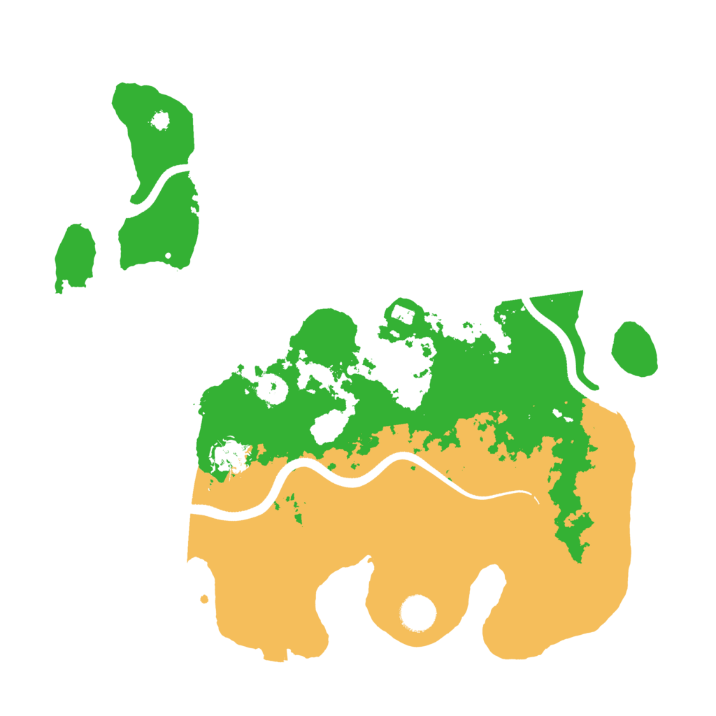 Biome Rust Map: Procedural Map, Size: 3500, Seed: 1095506812