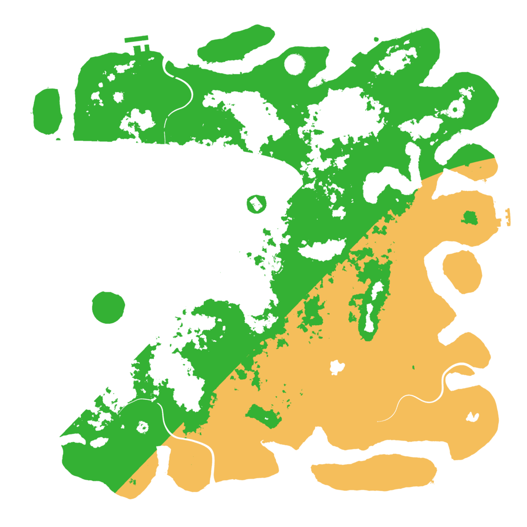 Biome Rust Map: Procedural Map, Size: 4500, Seed: 4032025