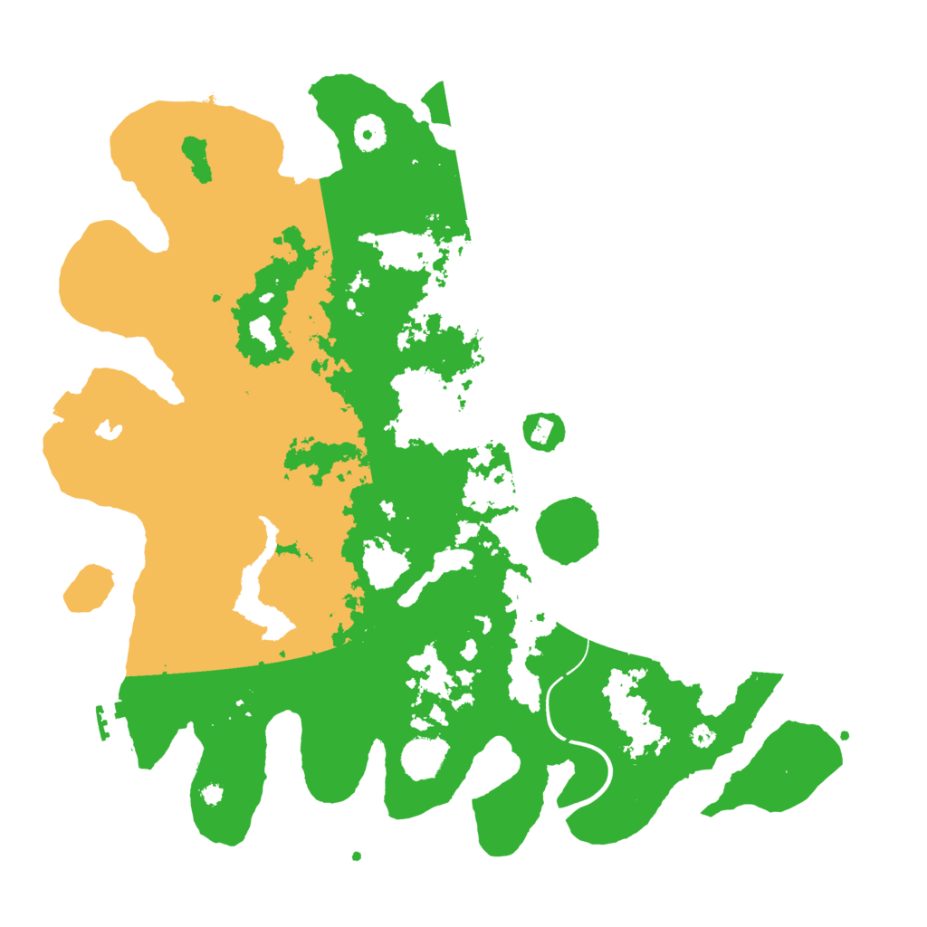 Biome Rust Map: Procedural Map, Size: 4000, Seed: 2099