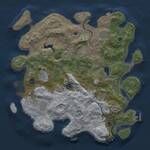 Thumbnail Rust Map: Procedural Map, Size: 4000, Seed: 84220741, 14 Monuments