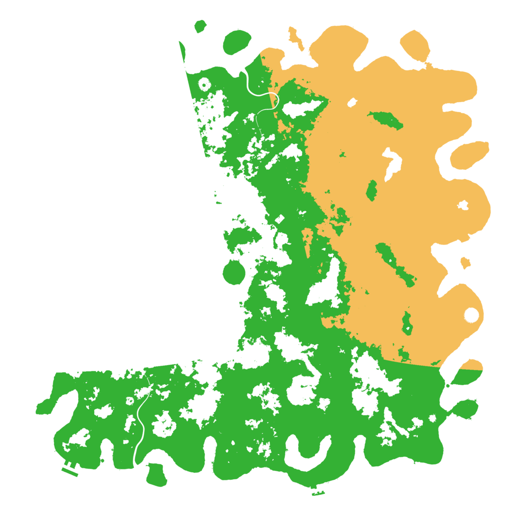Biome Rust Map: Procedural Map, Size: 6000, Seed: 351205285
