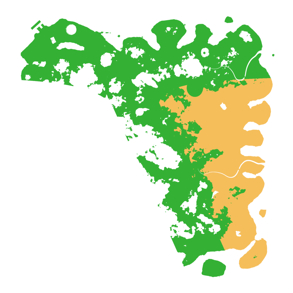 Biome Rust Map: Procedural Map, Size: 5004, Seed: 321198