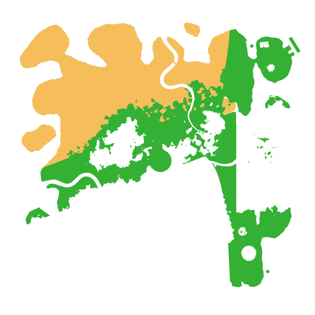 Biome Rust Map: Procedural Map, Size: 3750, Seed: 13453231