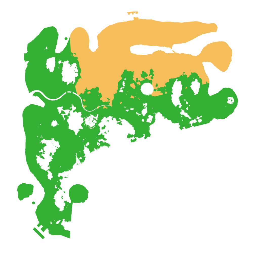 Biome Rust Map: Procedural Map, Size: 3700, Seed: 487654296