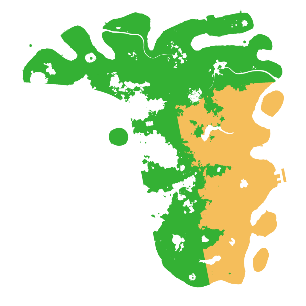 Biome Rust Map: Procedural Map, Size: 4500, Seed: 1840734063