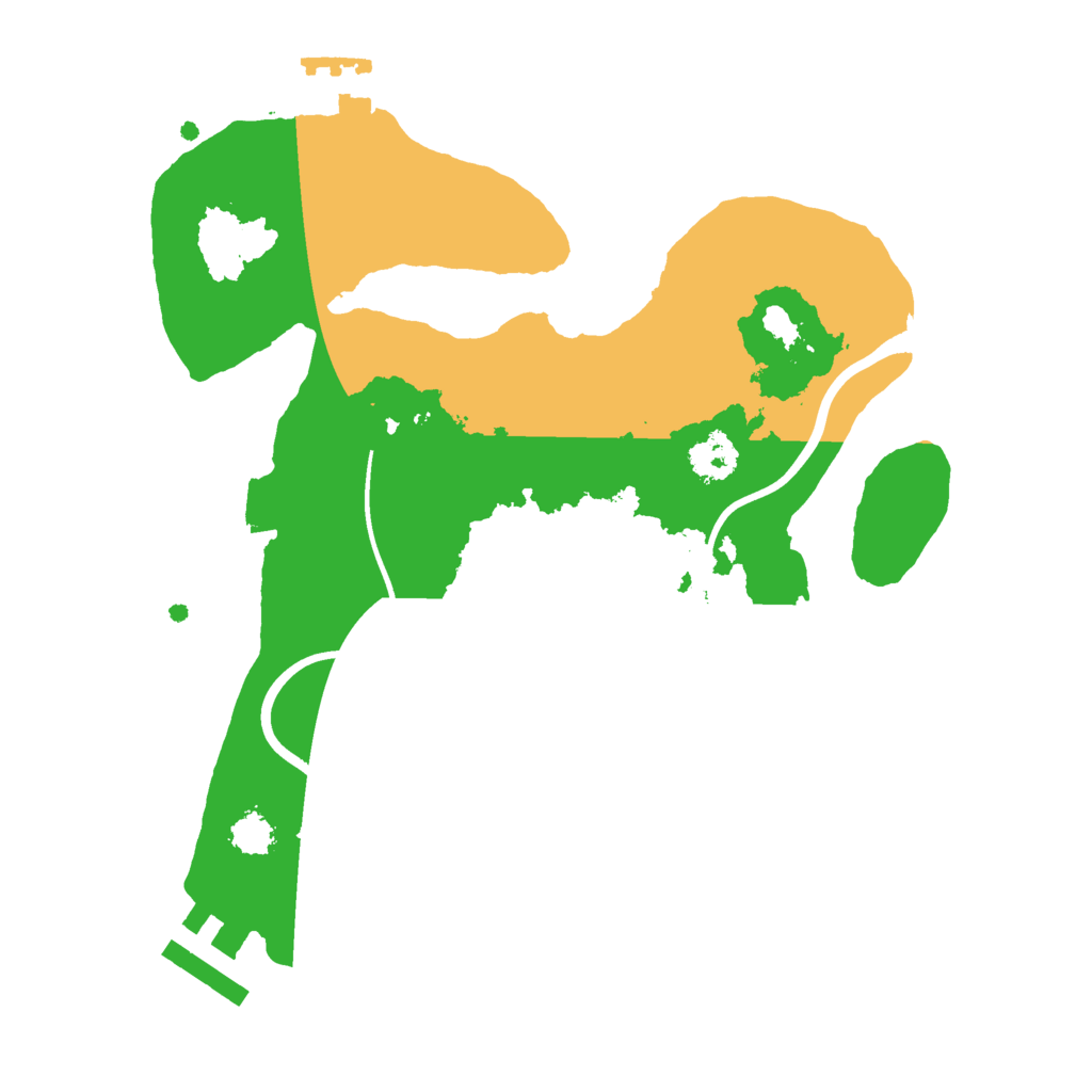 Biome Rust Map: Procedural Map, Size: 2350, Seed: 265562078