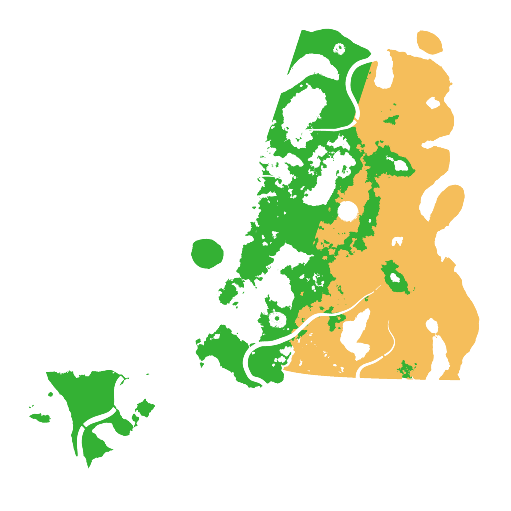 Biome Rust Map: Procedural Map, Size: 4500, Seed: 1586544456