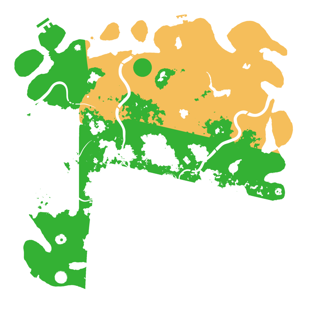 Biome Rust Map: Procedural Map, Size: 4500, Seed: 1126596925