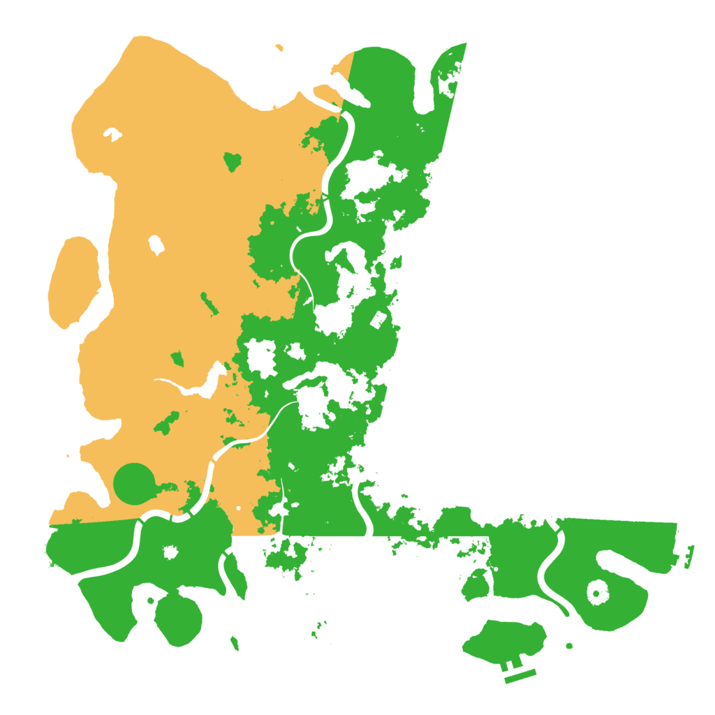 Biome Rust Map: Procedural Map, Size: 4500, Seed: 603218216