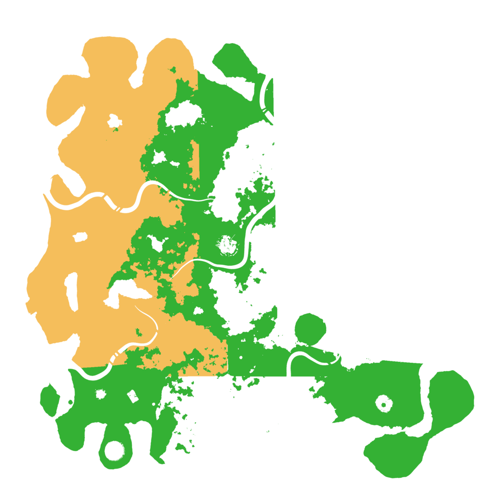 Biome Rust Map: Procedural Map, Size: 4500, Seed: 48152342