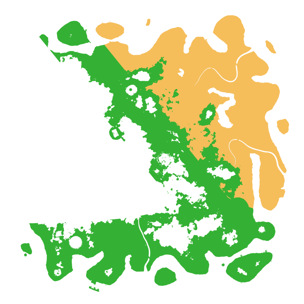Biome Rust Map: Procedural Map, Size: 4250, Seed: 2070225282