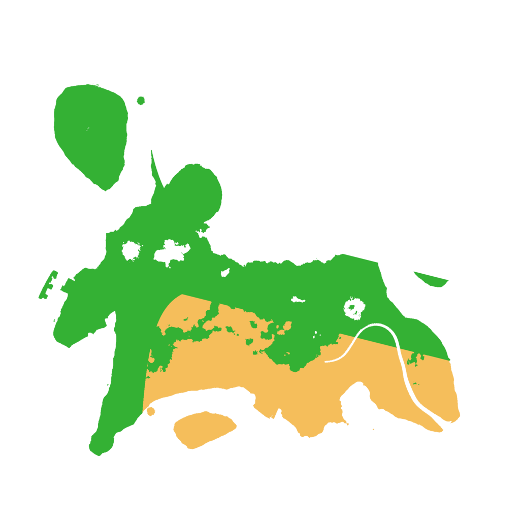 Biome Rust Map: Procedural Map, Size: 2500, Seed: 809938847