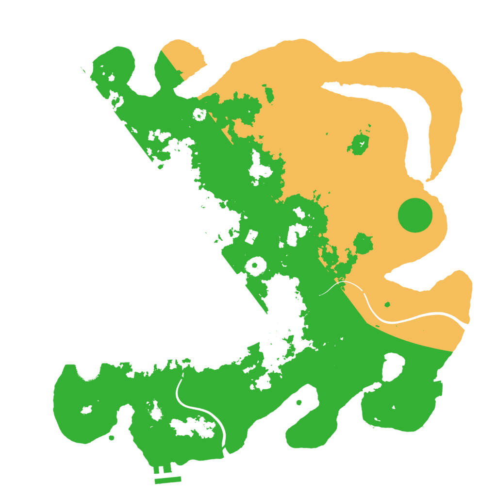 Biome Rust Map: Procedural Map, Size: 3800, Seed: 1187246797
