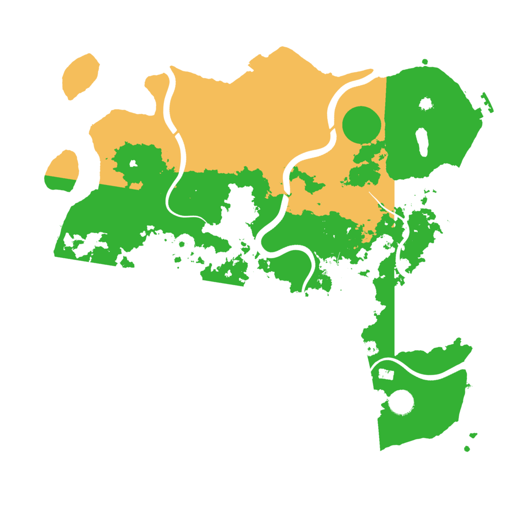 Biome Rust Map: Procedural Map, Size: 3700, Seed: 1715289018