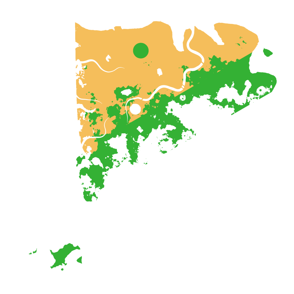 Biome Rust Map: Procedural Map, Size: 5000, Seed: 1896779458