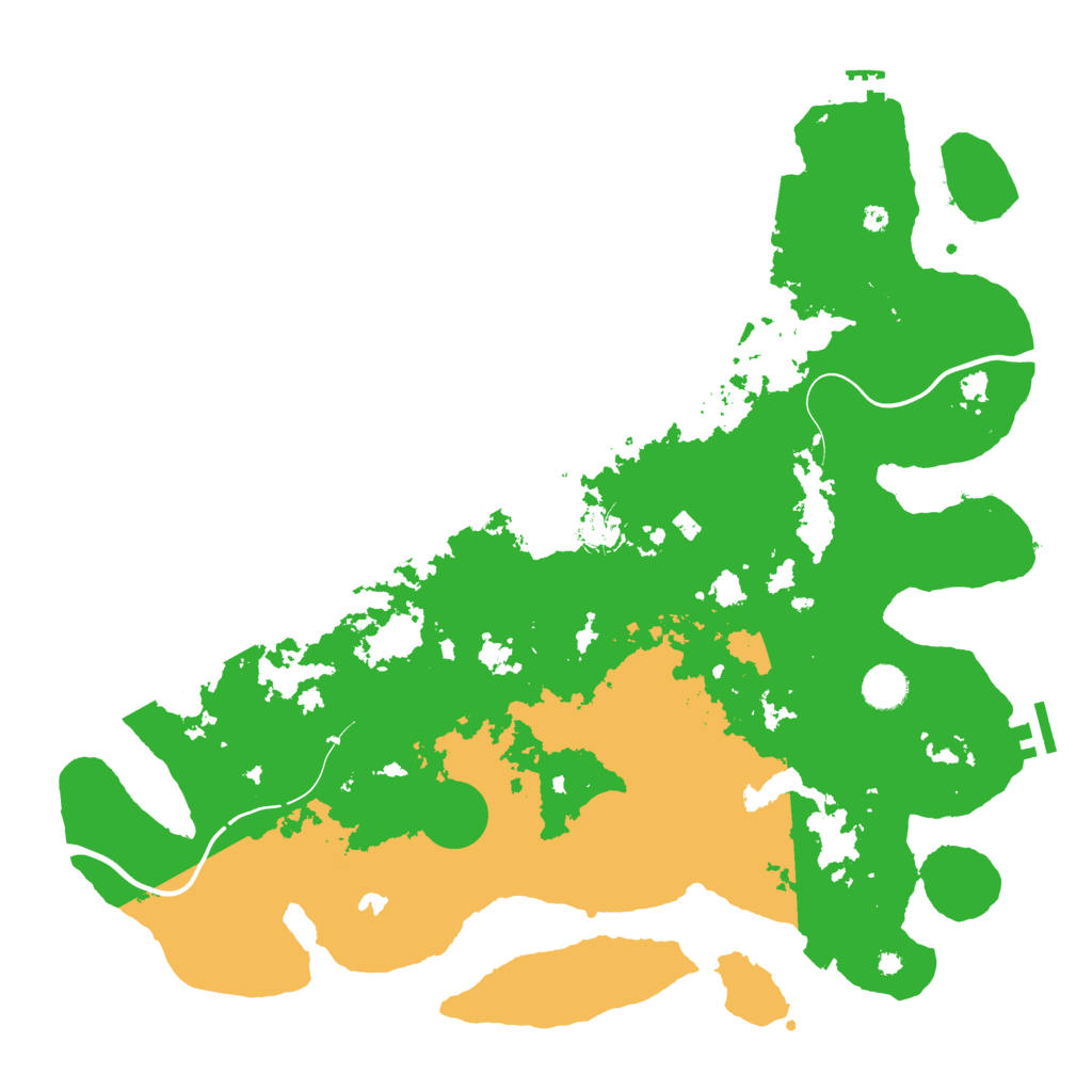 Biome Rust Map: Procedural Map, Size: 4250, Seed: 1192563002