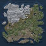 Thumbnail Rust Map: Procedural Map, Size: 4250, Seed: 1192563002, 16 Monuments