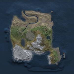 Thumbnail Rust Map: Procedural Map, Size: 2000, Seed: 1971511430, 5 Monuments