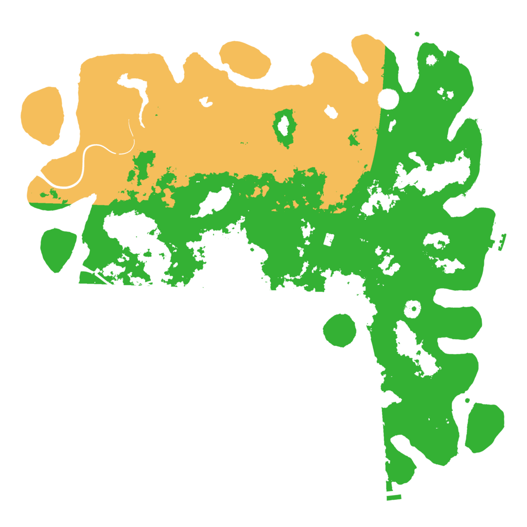 Biome Rust Map: Procedural Map, Size: 4500, Seed: 275752362