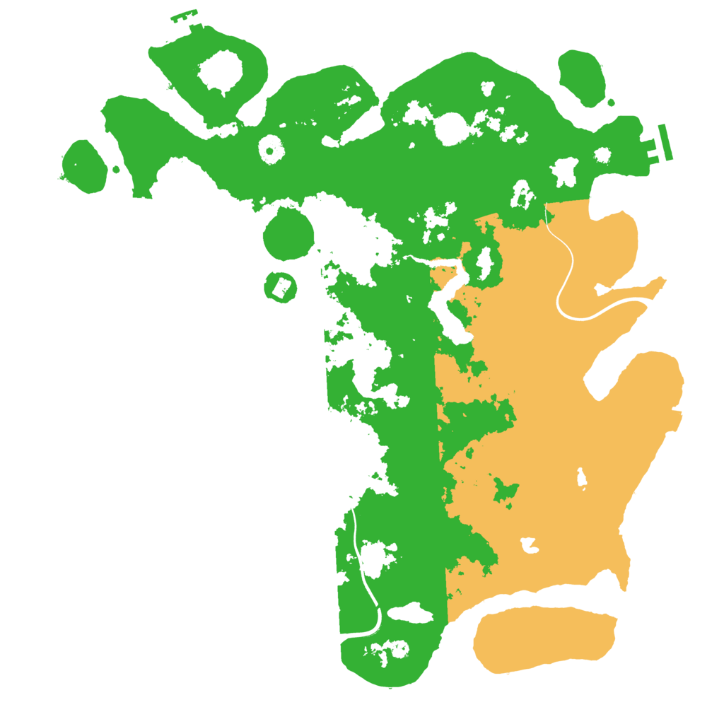 Biome Rust Map: Procedural Map, Size: 4000, Seed: 478874684
