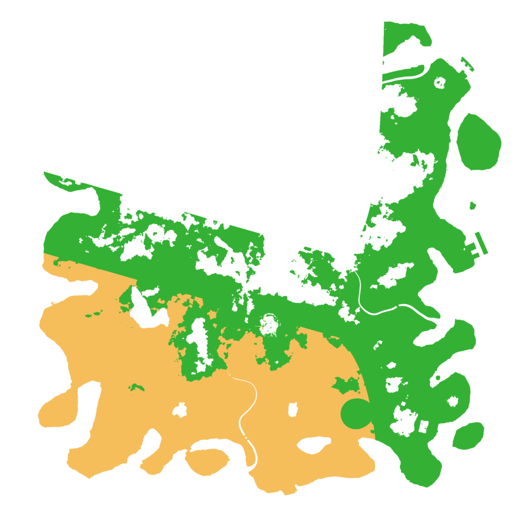 Biome Rust Map: Procedural Map, Size: 4500, Seed: 691487697
