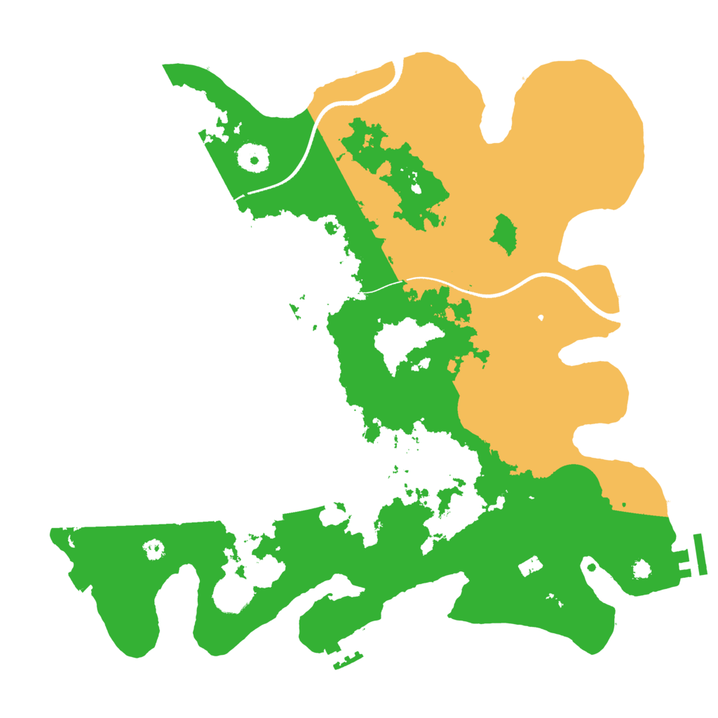 Biome Rust Map: Procedural Map, Size: 3500, Seed: 1103355600