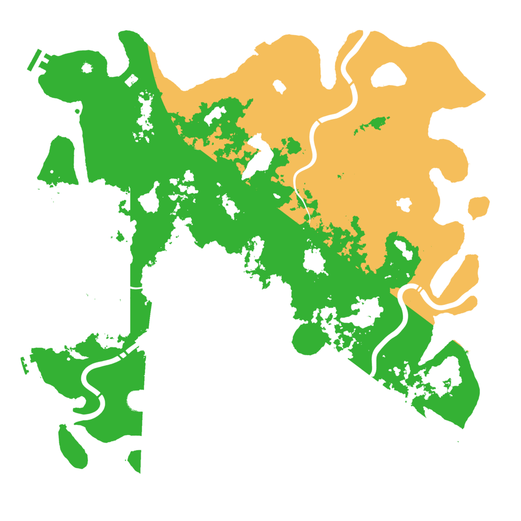 Biome Rust Map: Procedural Map, Size: 4500, Seed: 1018932061