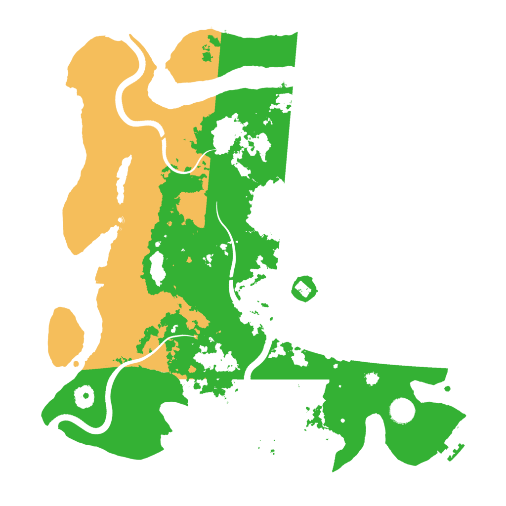 Biome Rust Map: Procedural Map, Size: 3500, Seed: 774786921