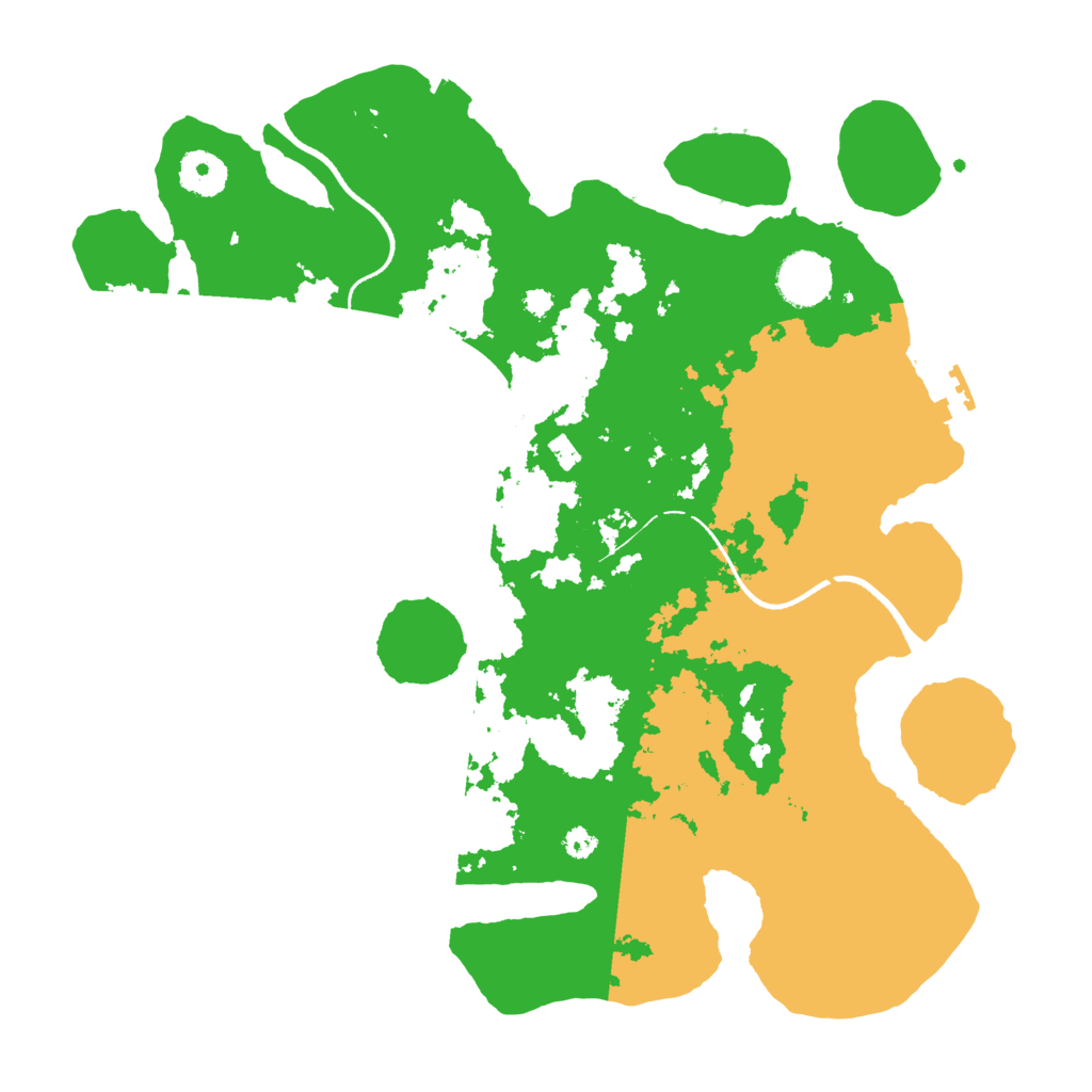 Biome Rust Map: Procedural Map, Size: 3500, Seed: 1225062835