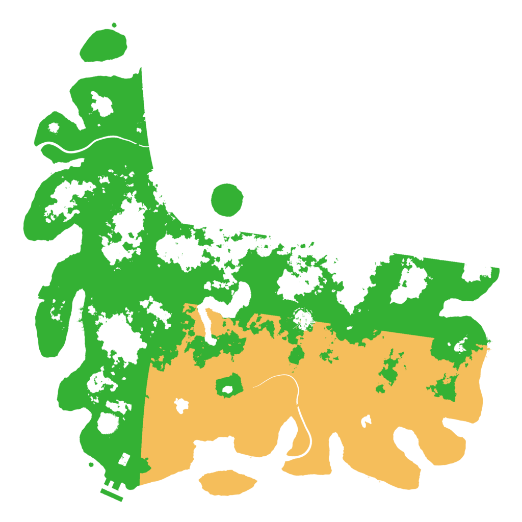 Biome Rust Map: Procedural Map, Size: 4500, Seed: 1443452749