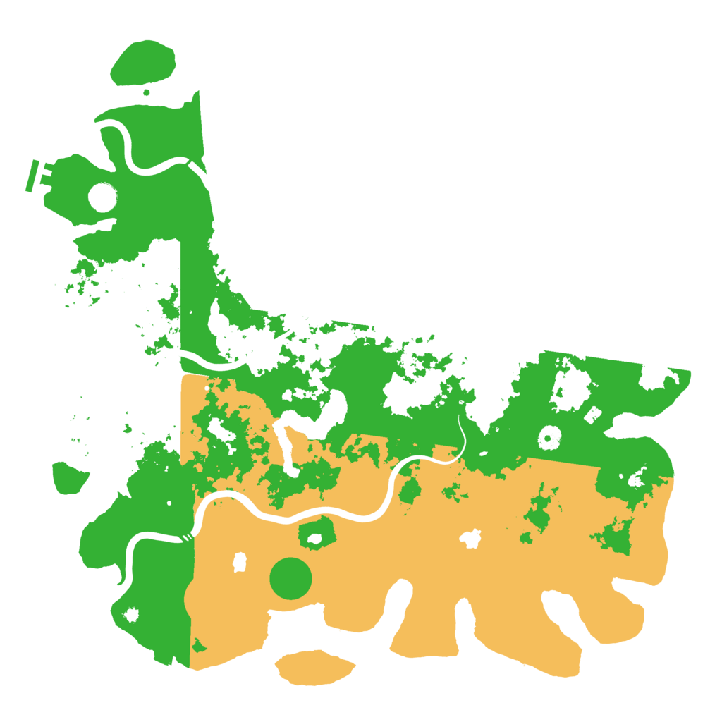 Biome Rust Map: Procedural Map, Size: 4500, Seed: 1443452749