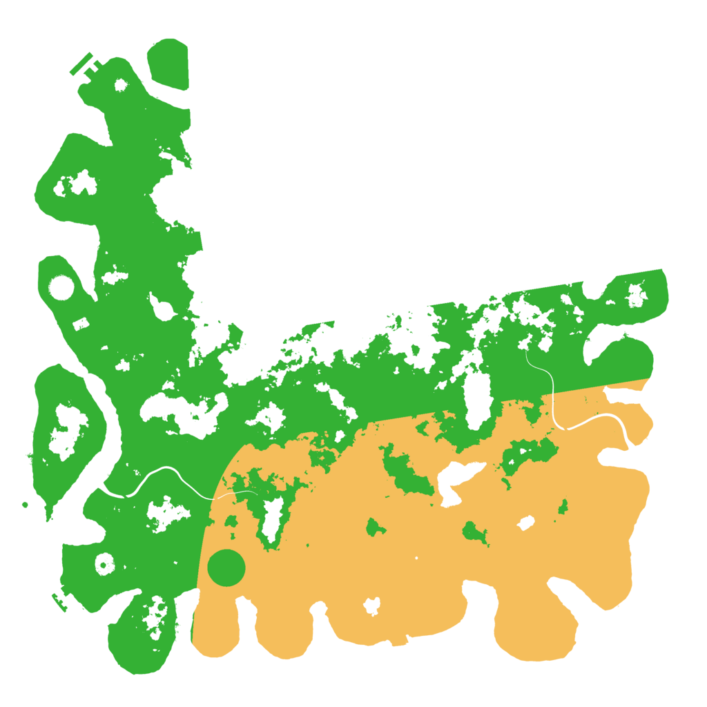 Biome Rust Map: Procedural Map, Size: 5000, Seed: 1346658864