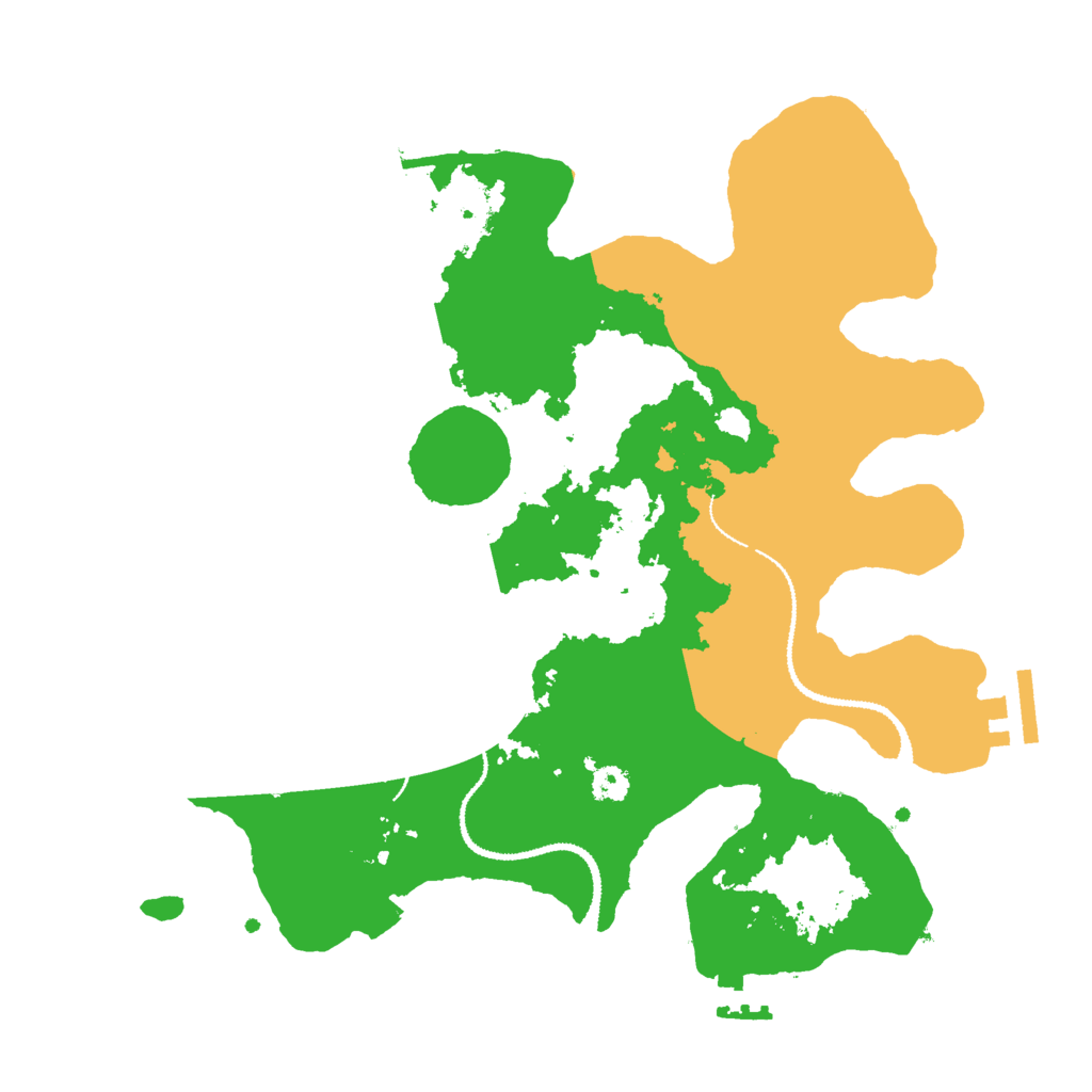 Biome Rust Map: Procedural Map, Size: 3000, Seed: 1979644009