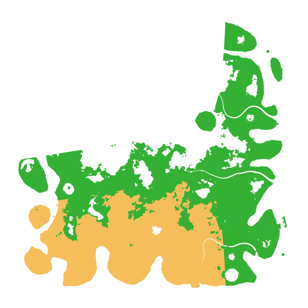 Biome Rust Map: Procedural Map, Size: 4200, Seed: 678675