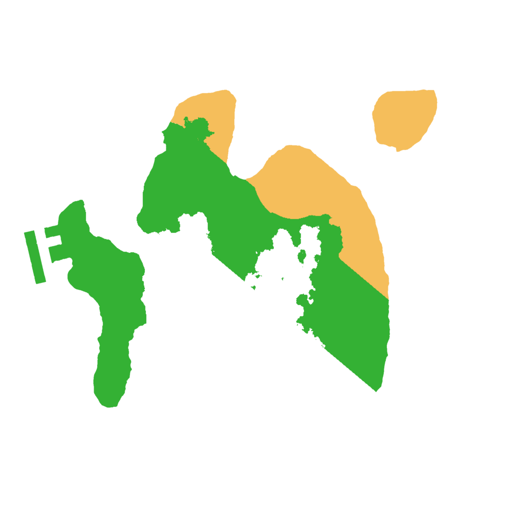 Biome Rust Map: Procedural Map, Size: 2000, Seed: 1218055253